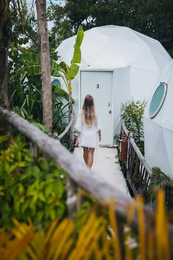 אוהל מפואר מלון Glamping Tulum With Private Mini Pool מקסיקו