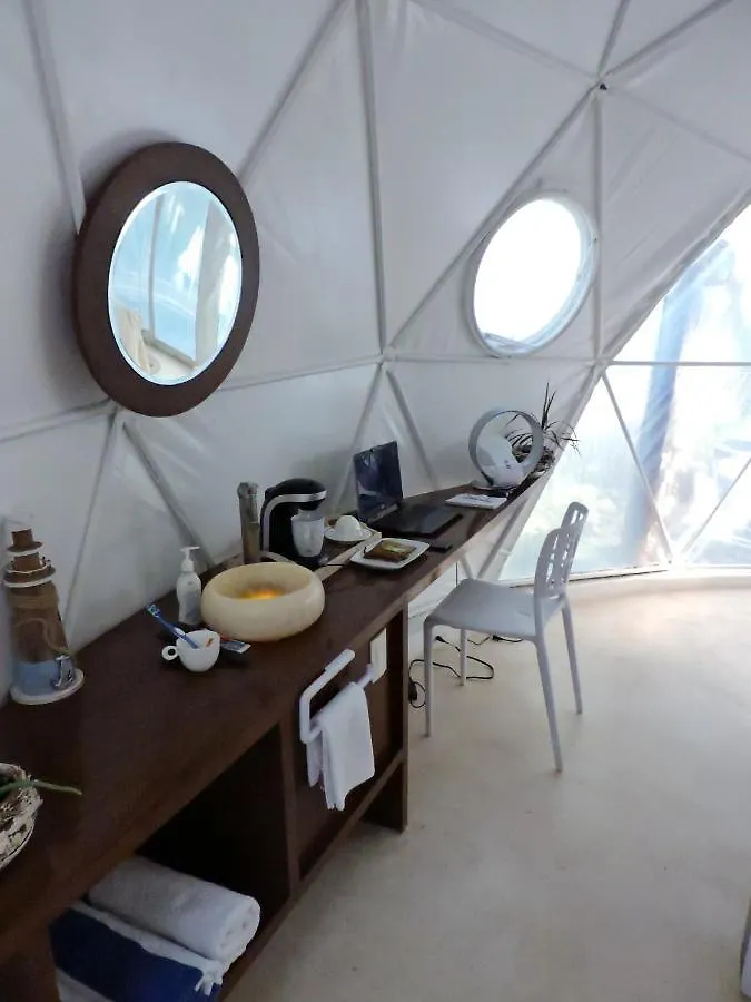 Lüks kamp alanı Glamping Tulum With Private Mini Pool Otel